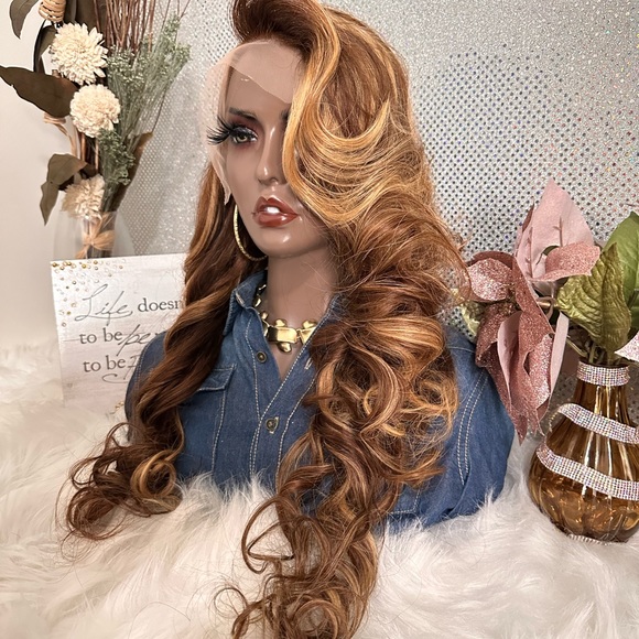 🔥New30”Gorgeous Kimimila 13X4HDTransparent Frontal 100% Indian Human Hair Wig🔥 - Picture 4 of 16